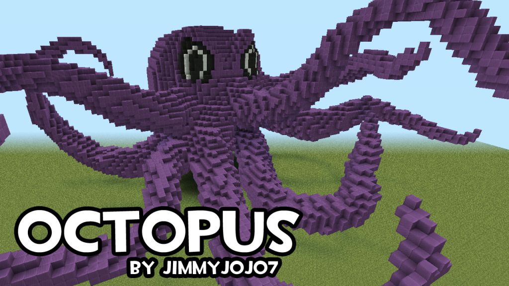 minecraft octopus plush